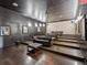 Elegant theater room with tiered seating, leather couches, and movie-themed decor at 2010 E Palm Ave # 14303, Tampa, FL 33605