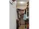 Walk-in closet with ample space for hanging clothes and storing accessories at 2010 E Palm Ave # 14303, Tampa, FL 33605