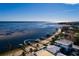 Waterfront house with a private beach, dock, and scenic water views at 3319 Bayshore Ne Blvd, St Petersburg, FL 33703
