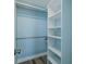 Interior view of walk-in closet features custom shelving and ample storage space at 3319 Bayshore Ne Blvd, St Petersburg, FL 33703