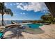 Gorgeous pool and dock on the water; excellent place to relax and enjoy the views at 3319 Bayshore Ne Blvd, St Petersburg, FL 33703