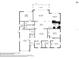 Detailed floor plan of a four-bedroom home with living room, Gathering room, and attached garage at 4503 Jacona Dr, Hernando Beach, FL 34607
