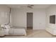 Bedroom with neutral decor, ceiling fan, TV and a closet at 4535 26Th S Ave, St Petersburg, FL 33711