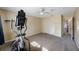 Bedroom with an exercise machine and an attached closet at 512 Crystal Grove Blvd, Lutz, FL 33548