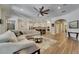 Spacious living room with open concept kitchen, ideal for gatherings and entertaining guests at 5804 Terncrest Dr, Lithia, FL 33547