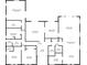 Detailed floor plan illustrating the layout of a spacious home with multiple bedrooms and living areas at 6663 Bayou Grande Ne Blvd, St Petersburg, FL 33702
