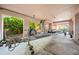 Spacious garage designed for boat storage, featuring high ceilings and access to the outdoors at 6663 Bayou Grande Ne Blvd, St Petersburg, FL 33702