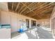 Carport area with sink, storage, and convenient access to the outdoor spaces of the property at 6663 Bayou Grande Ne Blvd, St Petersburg, FL 33702