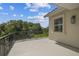 Large balcony with iron railing, offering expansive views of the surrounding landscape at 6707 Josie Dr, Seffner, FL 33584