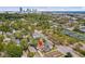 Aerial view highlighting the neighborhood location with mature trees and easy access to city amenities at 711 19Th S Ave, St Petersburg, FL 33705