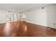 Spacious open living room with access to kitchen and views of the property at 9804 Lombard Ct # 104, Tampa, FL 33618