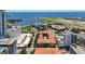 Stunning aerial view showcasing the waterfront location near the airport, marina and downtown amenities at 100 4Th S Ave # 312, St Petersburg, FL 33701