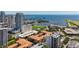 Breathtaking aerial view overlooking the harbor and downtown area, close to various amenities at 100 4Th S Ave # 312, St Petersburg, FL 33701
