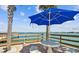 Waterfront outdoor seating area at 100 Bluff View Dr # 308A, Belleair Bluffs, FL 33770