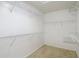 Walk-in closet with white wire shelving, carpet flooring and bright, natural lighting at 12121 Tree Haven Ave, Gibsonton, FL 33534