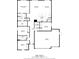 Floor plan showing the layout of a 1,740 square foot home at 12277 Spring Hill Dr, Spring Hill, FL 34609