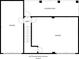 Floorplan of level one showing garage, entry, and covered patio areas at 132 Pennsylvania Ave, Palm Harbor, FL 34683