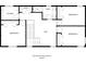 Floorplan of level three featuring three bedrooms, a loft, and laundry at 132 Pennsylvania Ave, Palm Harbor, FL 34683
