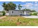The exterior of this cozy home has a well-kept lawn and tidy landscaping features at 1510 W Powhatan Ave, Tampa, FL 33603