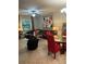 Living room and dining area with modern decor at 17361 Old Tobacco Rd, Lutz, FL 33558