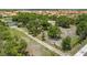Aerial view of land showing trees, grass and potential building locations at 2221 W Lake Dr, Wimauma, FL 33598