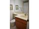 Bathroom featuring a vanity with cabinet storage and neutral color at 3200 Cove Cay Dr # 5F, Clearwater, FL 33760
