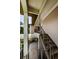 Exterior shot showing the stairs leading to the building, offering easy access to upper-level units at 5265 E Bay Dr # 521, Clearwater, FL 33764
