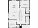 A second floor plan featuring two bedrooms, two bathrooms, and a loft area above the great room at 723 Steel Dr, Apollo Beach, FL 33572