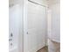 Bathroom closet with a shower to the left at 14006 Amero Ln, Spring Hill, FL 34609