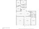 Detailed floorplan showing layout of home with bedrooms, kitchen, living spaces, and garage at 14006 Amero Ln, Spring Hill, FL 34609