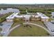 Aerial view of a condo complex with a circular driveway at 2900 45Th S St # 26, Gulfport, FL 33711