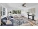 Bright living room with comfortable seating and open floor plan at 2900 45Th S St # 26, Gulfport, FL 33711