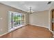 Formal dining room with a bay window at 302 Old Mulrennan Rd, Valrico, FL 33594