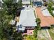 Aerial view showcasing the home's roof and surrounding landscaping at 4435 1St S Ave, St Petersburg, FL 33711