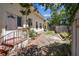 Side view of the backyard and the house's exterior and shed at 4435 1St S Ave, St Petersburg, FL 33711