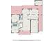 Detailed floor plan showcasing the layout of the home with labeled rooms and dimensions at 5128 Billings Dr, Holiday, FL 34690