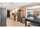 Bright kitchen featuring stainless steel appliances, tile flooring, and plenty of cabinet space at 5128 Billings Dr, Holiday, FL 34690