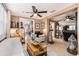 Open-concept living room leading to other rooms in the house featuring tile floors at 5128 Billings Dr, Holiday, FL 34690