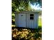 Backyard shed for storing equipment and tools, providing extra storage space at 5627 Commonwealth N Ave, St Petersburg, FL 33703