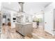 Spacious kitchen with an island, stainless appliances, and an open layout at 5927 Flatwoods Manor Cir, Lithia, FL 33547