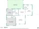 Floor plan showcasing layout, including the kitchen, bedrooms, living room, and screened porch at 6730 10Th Avenue S Ter, St Petersburg, FL 33707