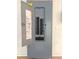 View of an open electrical panel, showcasing the circuit breakers and labeling at 9218 40Th N Way, Pinellas Park, FL 33782
