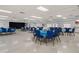 Spacious event hall with tables set for a special occasion, featuring elegant decor at 9218 40Th N Way, Pinellas Park, FL 33782