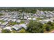 Wide aerial view of the mobile home community, showcasing its well-maintained streets and proximity to lush green spaces at 9790 66Th N St # 353, Pinellas Park, FL 33782