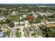 Birds eye view of a residential area with tree-lined streets and well-maintained homes at 1144 Woodbrook Dr, Largo, FL 33770