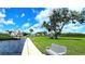 Beautiful waterfront view from the green space of this amazing community at 13 Windrush Bay Dr, Tarpon Springs, FL 34689