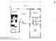 Layout of the home featuring two bedrooms, two bathrooms, a living room, dining room, and kitchen at 2896 Grand Cayman St, Sarasota, FL 34231