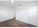 This bedroom features hardwood floors and two entry ways at 3544 6Th S Ave, St Petersburg, FL 33711