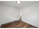 Bedroom features hardwood floors and white walls at 3544 6Th S Ave, St Petersburg, FL 33711