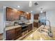 Close up on a well-appointed kitchen featuring stainless steel appliances and granite countertops at 636 Olive Conch St, Ruskin, FL 33570